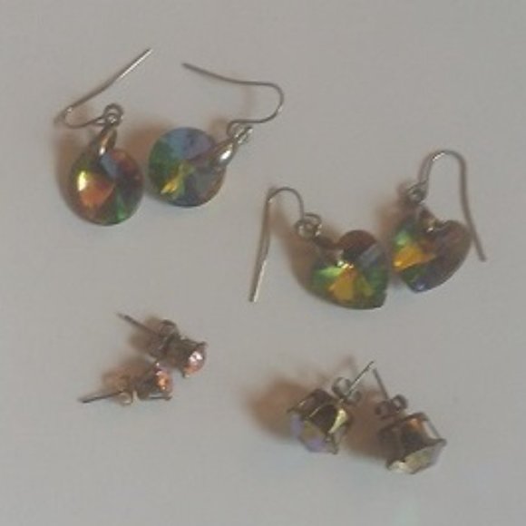 Jewelry Lot - NBW 7 pairs of earrings & 1 necklace - Picture 2 of 4